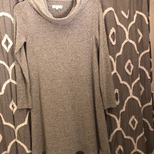 Lou & Grey for Loft Cowl Neck Sweater Dress - Sz M